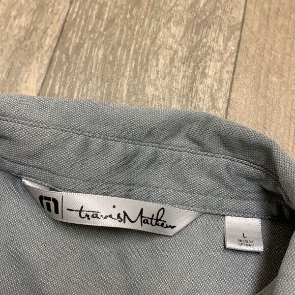 Mens Travis Mathews Golf Polo Shortsleeve Performance Active - Picture 4 of 6